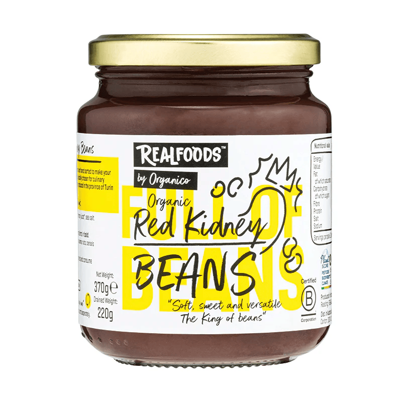 Organico Organic Pulse Jars - Red Kidney Beans X 6 X 370g | CN Foods